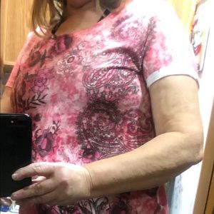 🛍Appropriate Behavior Over dyed Tee Shirt 1X‎